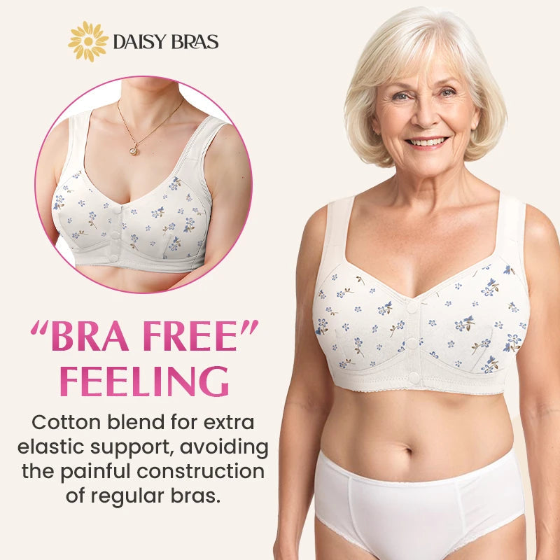 🏆Last Day Buy 1 Get 3 Packs🔥Super Firming Wire-Free Full Cup Bra All-Day Comfort No More Sagging (3-Pack Value Set)